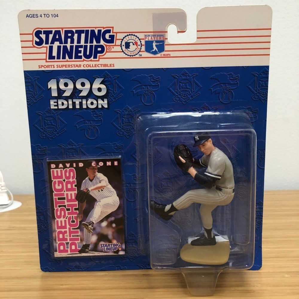Starting Lineup David Cone Action Figure Unisex Fans Gray 1996 Yankees MLB